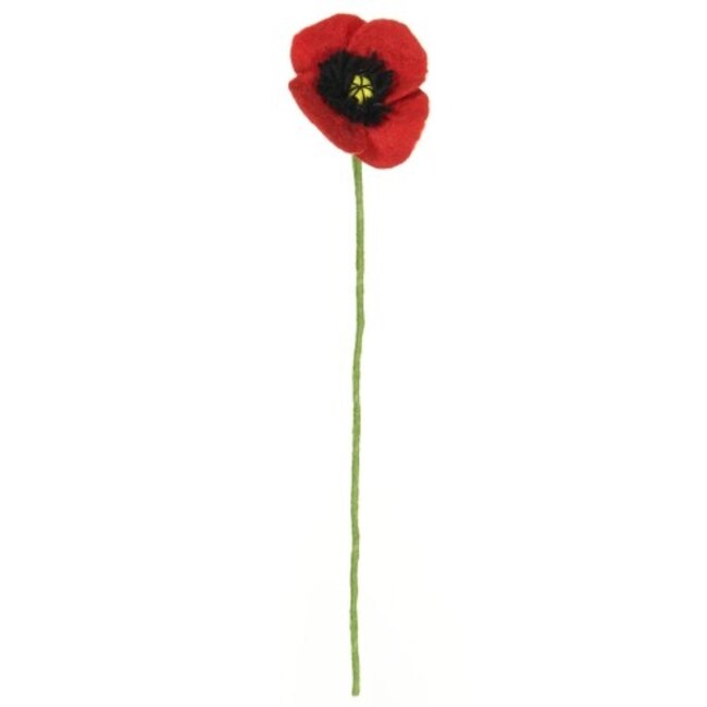 Felt Flower Klaproos