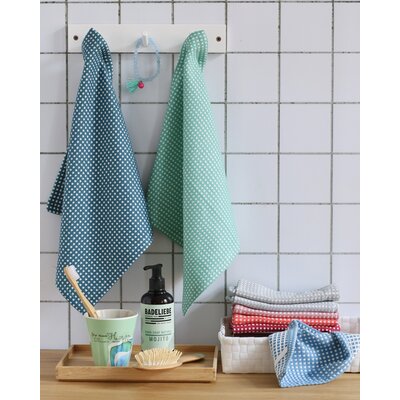 Overbeck and Friends Waffle Towel Elli zartblau