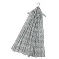 M&K Collection Schal Damask Floral Frayed grey