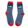 Miss Sparrow Mens Socks Bamboo Dad's a Classic navy