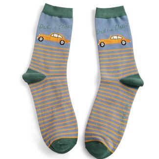 Miss Sparrow Mens Socks Bamboo Dad's a Classic denim