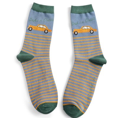 Miss Sparrow Mens Socks Bamboo Dad's a Classic denim