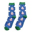 Männer-Socken Bamboo Flying Pigs blue