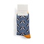 Mens Socks Bamboo Kissing Puffins denim