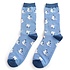 Miss Sparrow Mens Socks Bamboo Seagulls sky