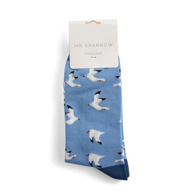 Männer-Socken Bamboo Seagulls sky