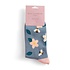 Miss Sparrow Socken Bamboo Bees & Flowers denim