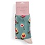 Socks Bamboo Botany Study teal