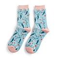 Miss Sparrow Socken Bamboo Catkins sky