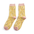 Miss Sparrow Socken Bamboo Catkins yellow