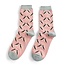 Socken Bamboo Kissing Puffins dusky pink