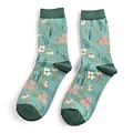 Miss Sparrow Socken Bamboo Meadow duck egg