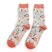 Miss Sparrow Socks Bamboo Meadow silver