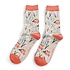 Miss Sparrow Socks Bamboo Meadow silver