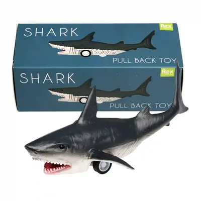 Rex London Pull Back Toy Shark