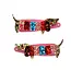 Haarspangen  Glitzer Sausage Dog