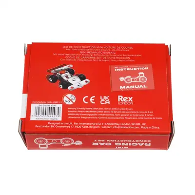 Rex London Construction Kit Mini Racing Car