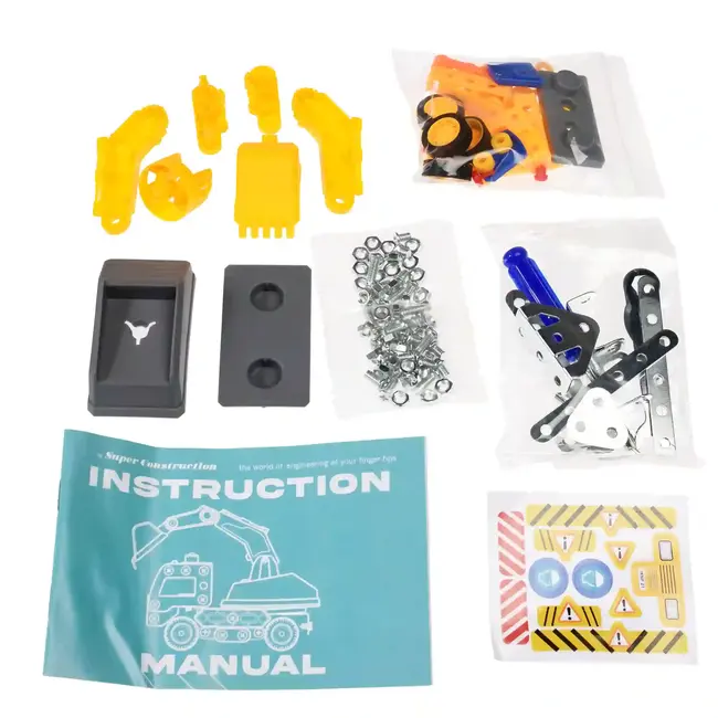 Construction Kit Digger Truck