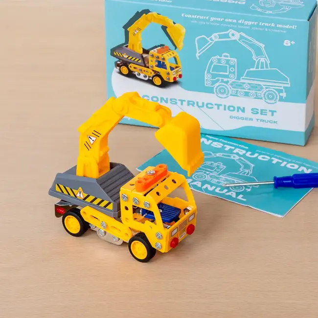Construction Kit Digger Truck