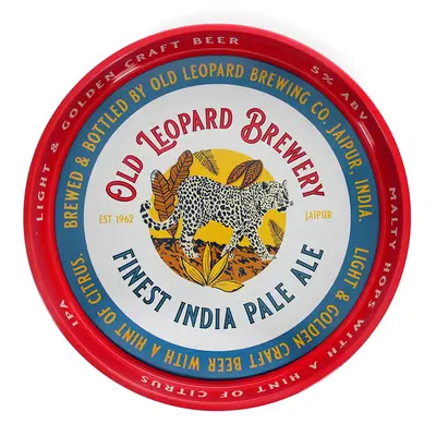 Rex London Tablett rund Old Leopard Brewery