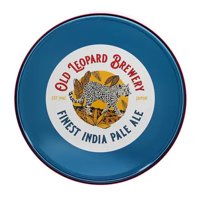 Rex London Serving Tray round Old Leopard Brewery