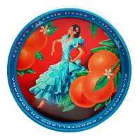 Rex London Serving Tray round Cerveza Espanola