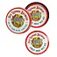 Coasters metal Old Leopard Brewery Set of 4
