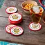 Coasters metal Old Leopard Brewery Set of 4