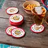 Rex London Coasters metal Old Leopard Brewery Set of 4