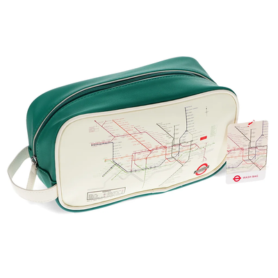 Rex London Toiletry Bag Heritage Tube Map