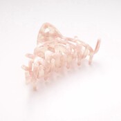 Red Cuckoo Hair Claw Clip Netting pink