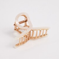 Red Cuckoo Hair Claw Clip Twist creme