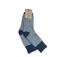 Jess & Lou Socks Ribbed Herringbone navy