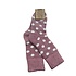 Jess & Lou Socks Ribbed Spot pink