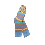 Jess & Lou Socks Ribbed Bold Stripes blue