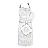 Clayre & Eef Kitchen apron Cat white/grey