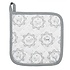 Clayre & Eef Potholder Dog white/grey