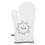Ofenhandschuh Dog white/grey