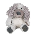 Clayre & Eef Deco-Cuddly Toy Dog grey/white