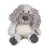 Clayre & Eef Deco-Cuddly Toy Dog grey/white