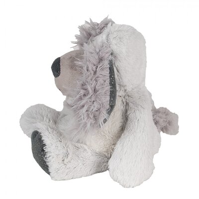 Clayre & Eef Deko-Kuscheltier Dog grey/white