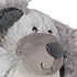 Clayre & Eef Deco-Cuddly Toy Dog grey/white