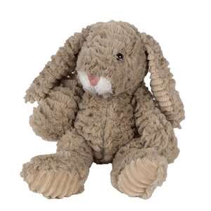 Clayre & Eef Deko-Kuscheltier Rabbit furry brown