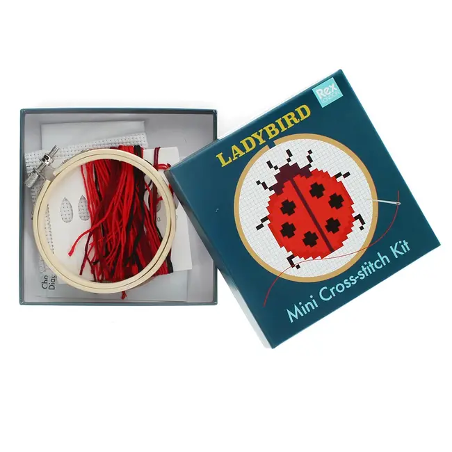 Cross-Stitch Kit Mini Ladybird