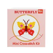 Rex London Cross-Stitch Kit Mini Butterfly