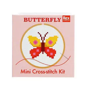 Rex London Cross-Stitch Kit Butterfly