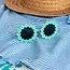 Fun Glasses Daisies green