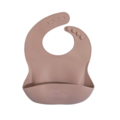 Isabelle Rose Silicone bib pastel pink