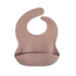 Isabelle Rose Silicone bib pastel pink