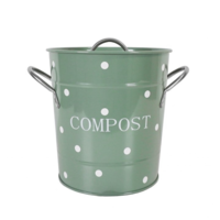 Isabelle Rose Compost Bin sage (dots)